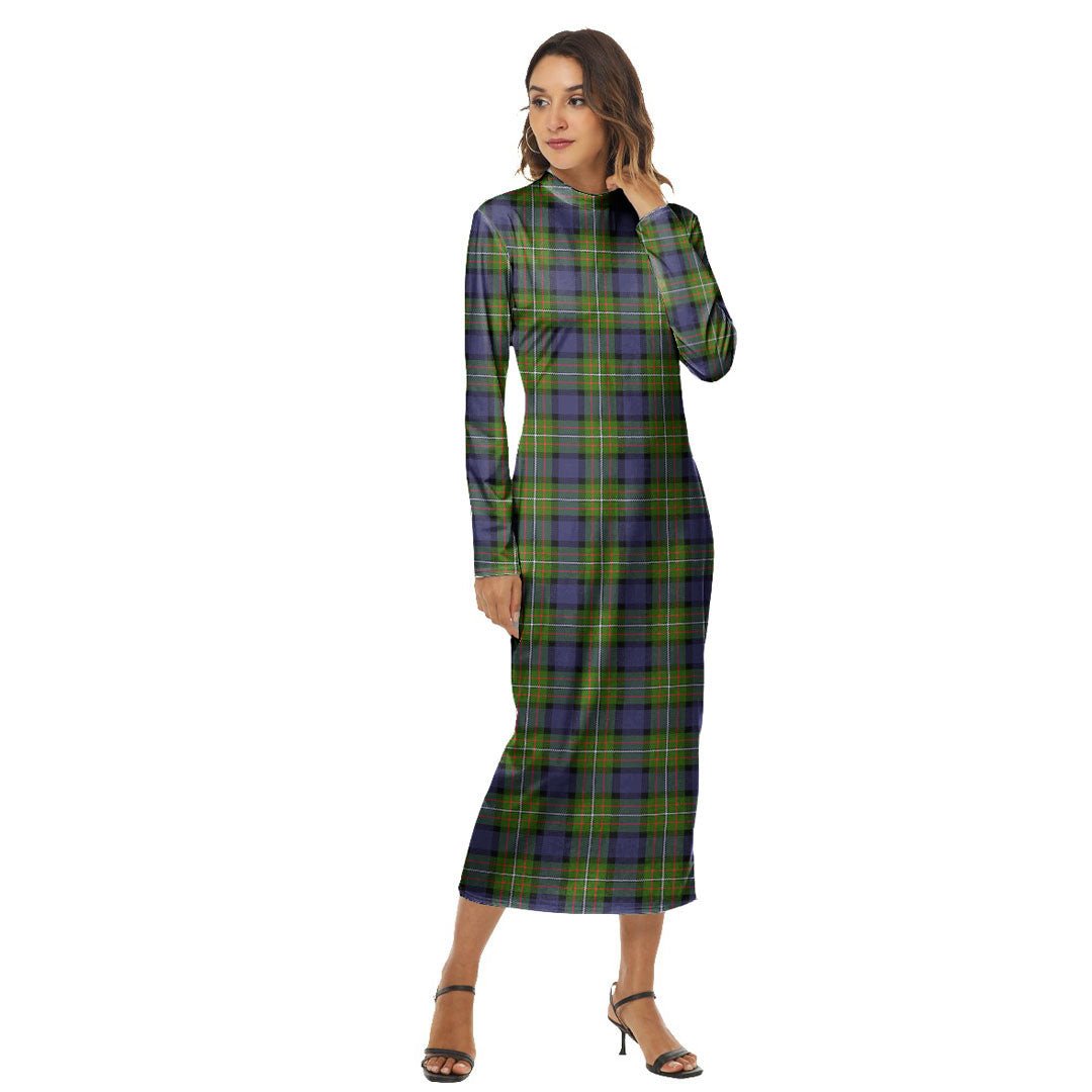 Fergusson Modern Tartan Plaid Women's Hip Dress