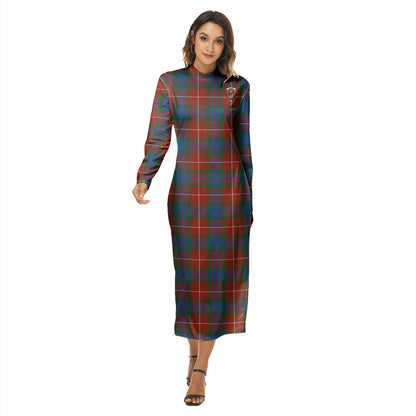 Fraser Ancient Tartan Crest Women's Hip Dress