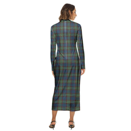 Nicolson Hunting Ancient Tartan Plaid Women's Hip Dress