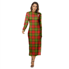 Leask Tartan Crest Women's Hip Dress