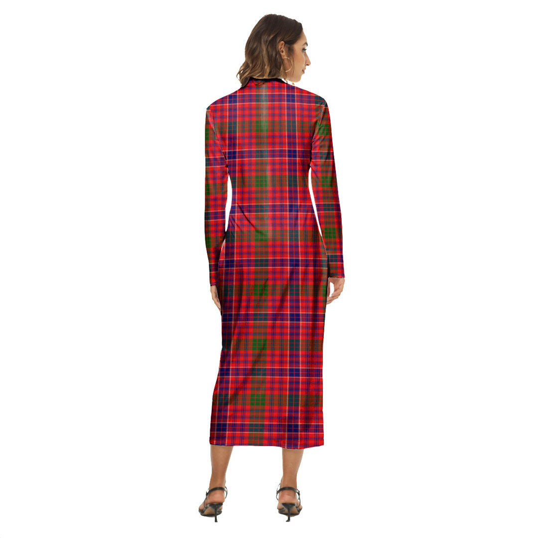 MacRae Modern Tartan Crest Women's Hip Dress