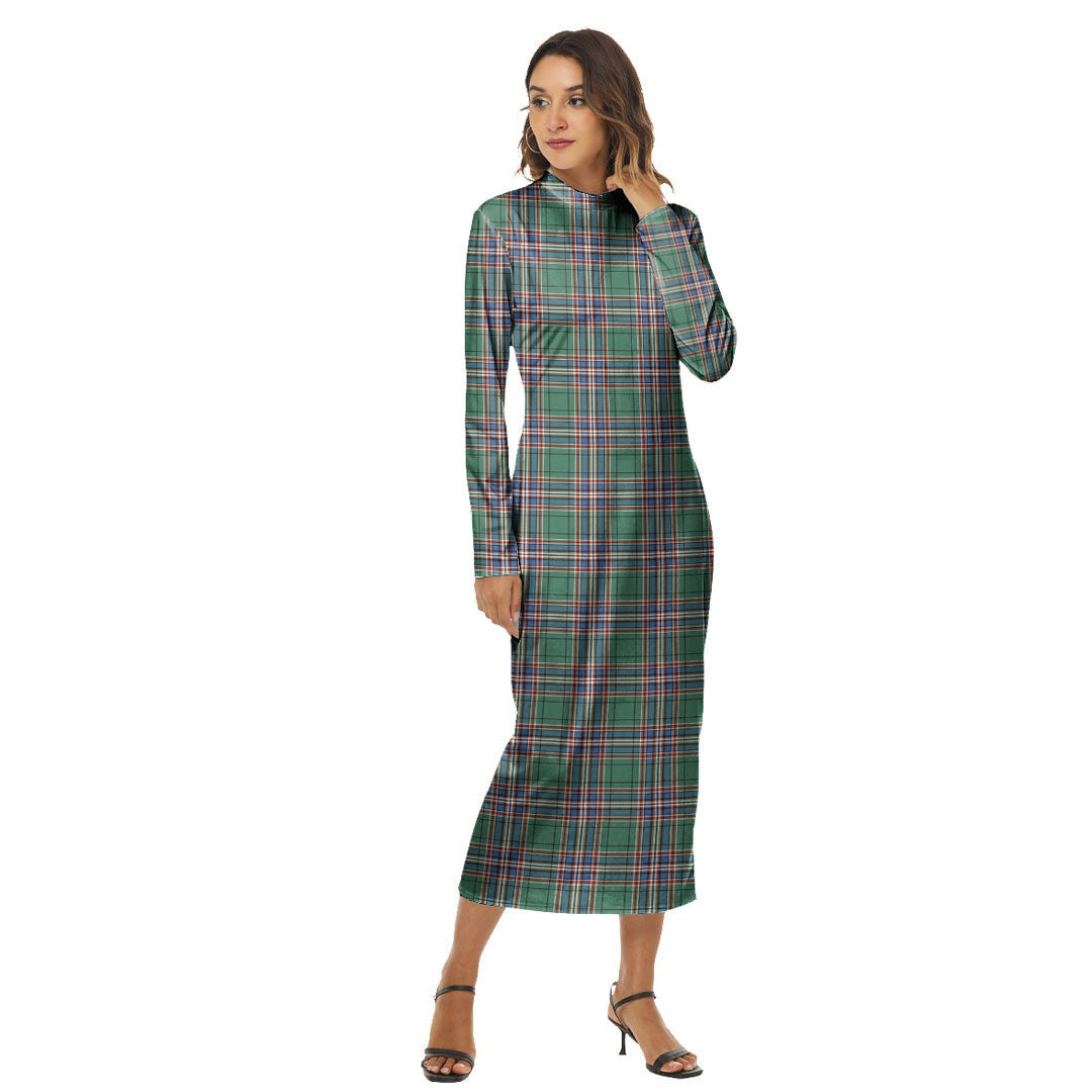 MacFarlane Hunting Ancient Tartan Plaid Women's Hip Dress