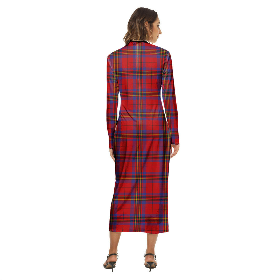 Leslie Modern Tartan Crest Women's Hip Dress