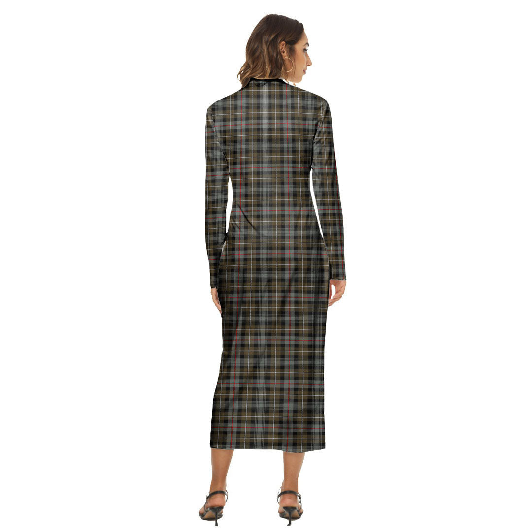 MacKenzie Weathered Tartan Plaid Women's Hip Dress