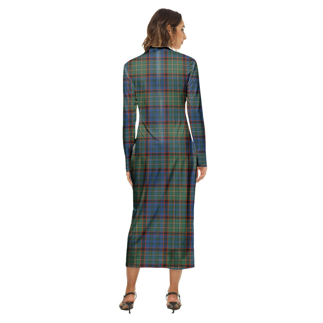 Nicolson Hunting Ancient Tartan Crest Women's Hip Dress