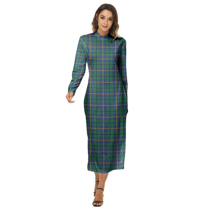 Carmichael Ancient Tartan Plaid Women's Hip Dress