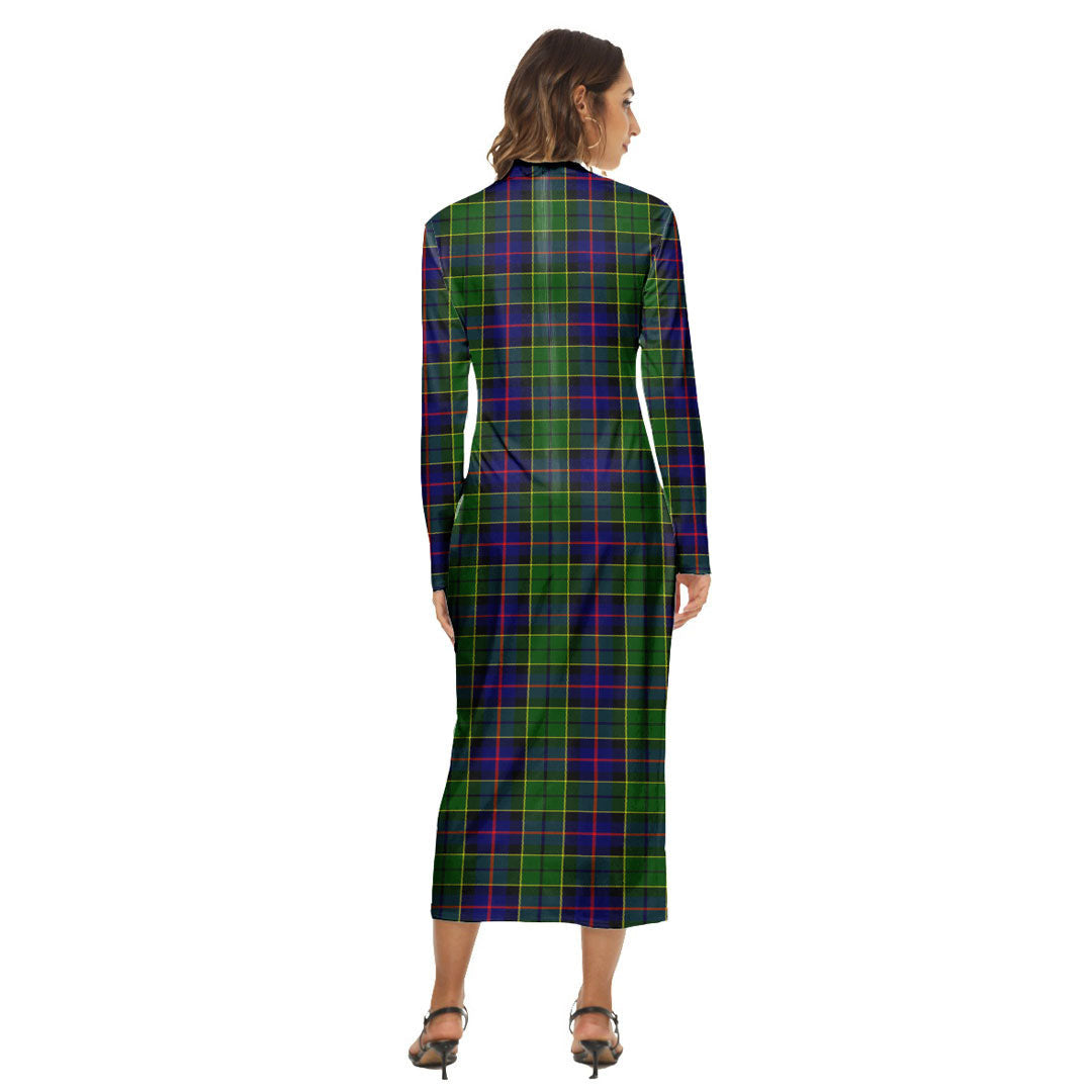 Forsyth Modern Tartan Plaid Women's Hip Dress