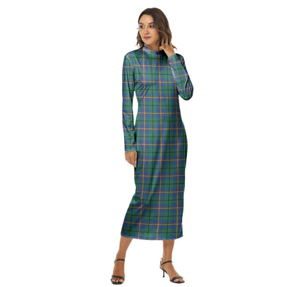 Carmichael Ancient Tartan Plaid Women's Hip Dress