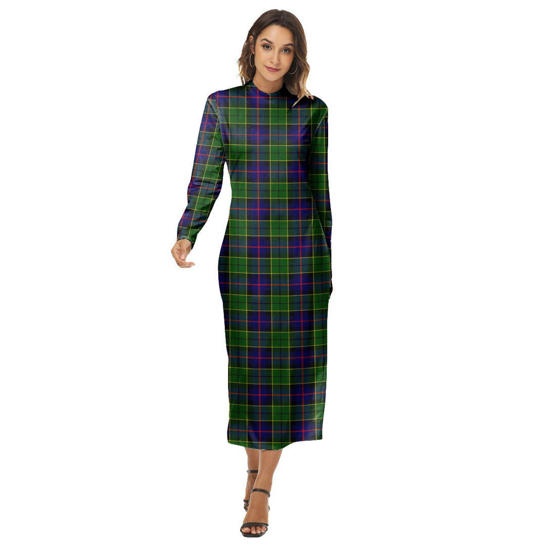 Forsyth Modern Tartan Plaid Women's Hip Dress