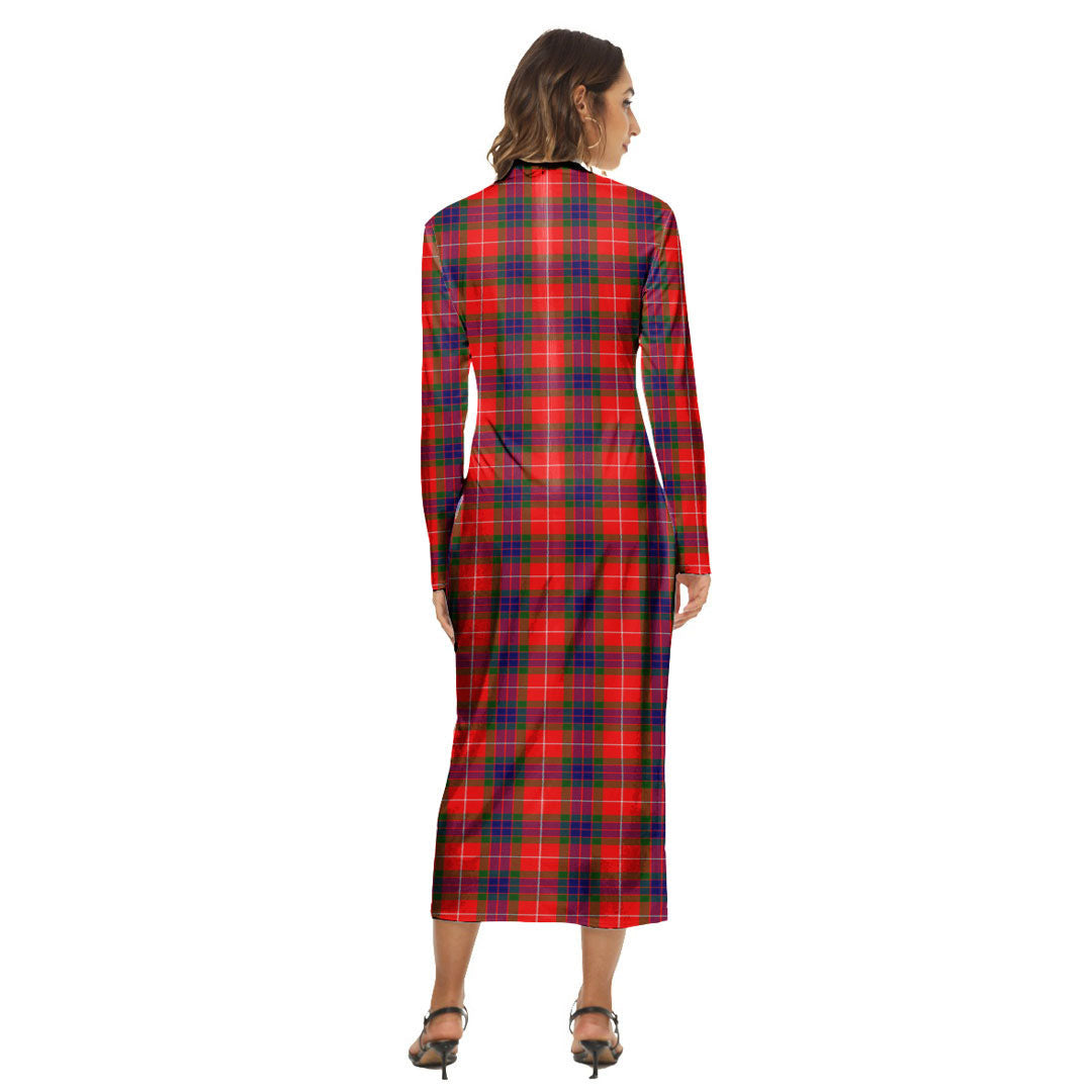 Fraser Modern Tartan Plaid Women's Hip Dress