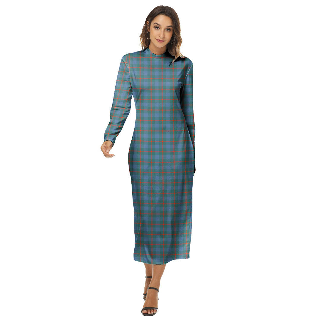 Agnew Ancient Tartan Plaid Women's Hip Dress