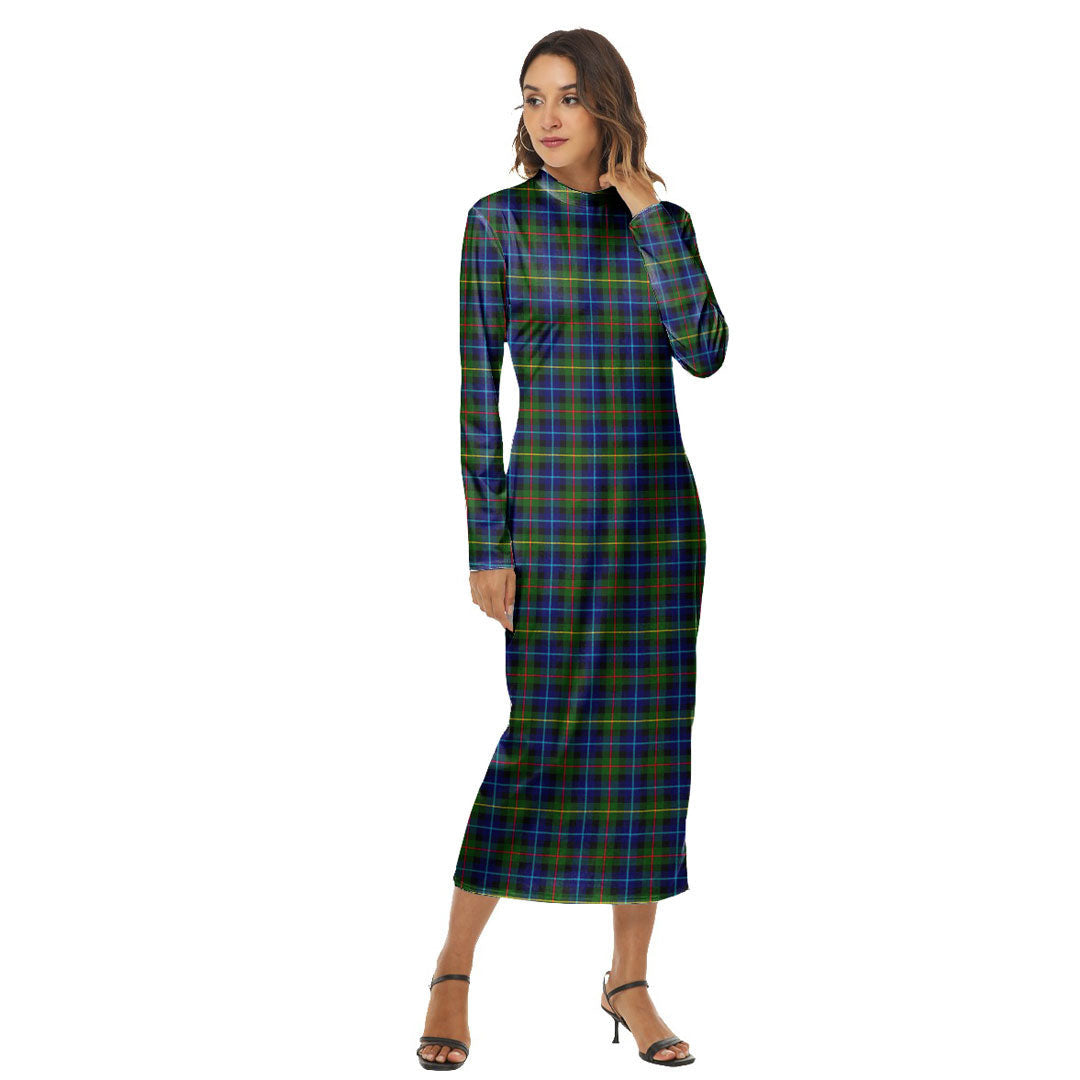 Smith Modern Tartan Plaid Women's Hip Dress