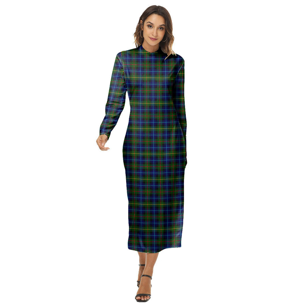 Smith Modern Tartan Plaid Women's Hip Dress
