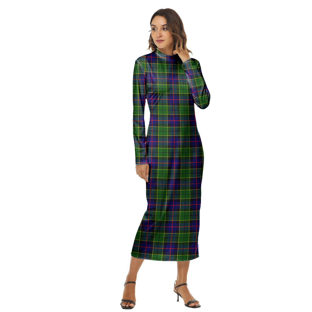 Forsyth Modern Tartan Plaid Women's Hip Dress