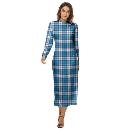 Roberton Tartan Plaid Women's Hip Dress