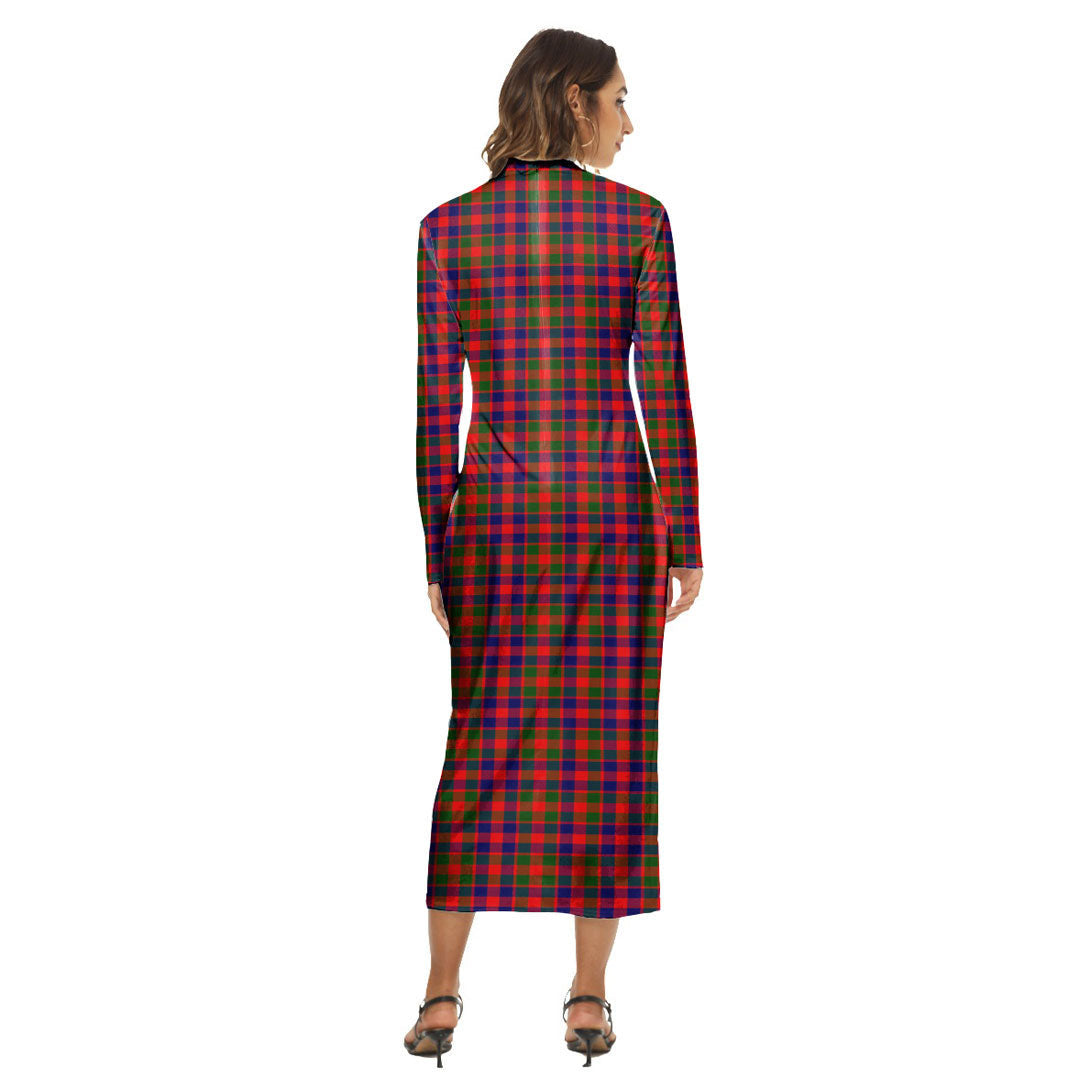 Gow Modern Tartan Plaid Women's Hip Dress