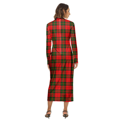 Dunbar Modern Tartan Plaid Women's Hip Dress