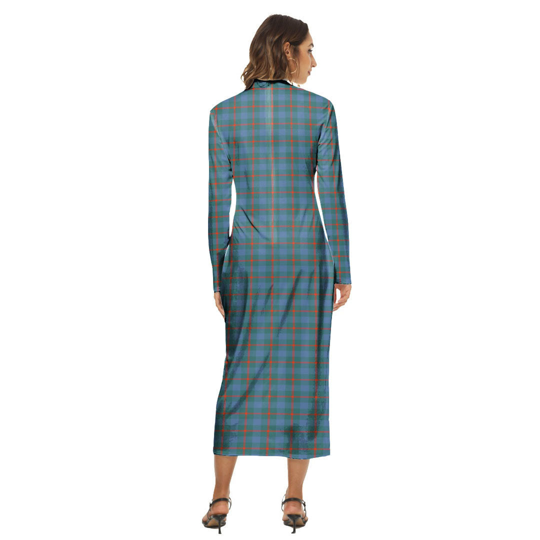 Agnew Ancient Tartan Plaid Women's Hip Dress