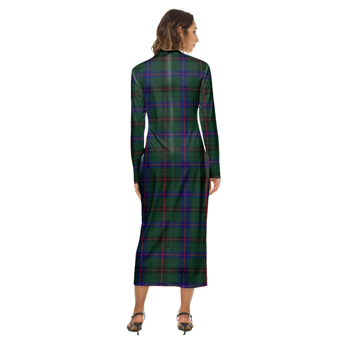 Davidson Modern Tartan Plaid Women's Hip Dress