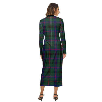 Davidson Modern Tartan Plaid Women's Hip Dress