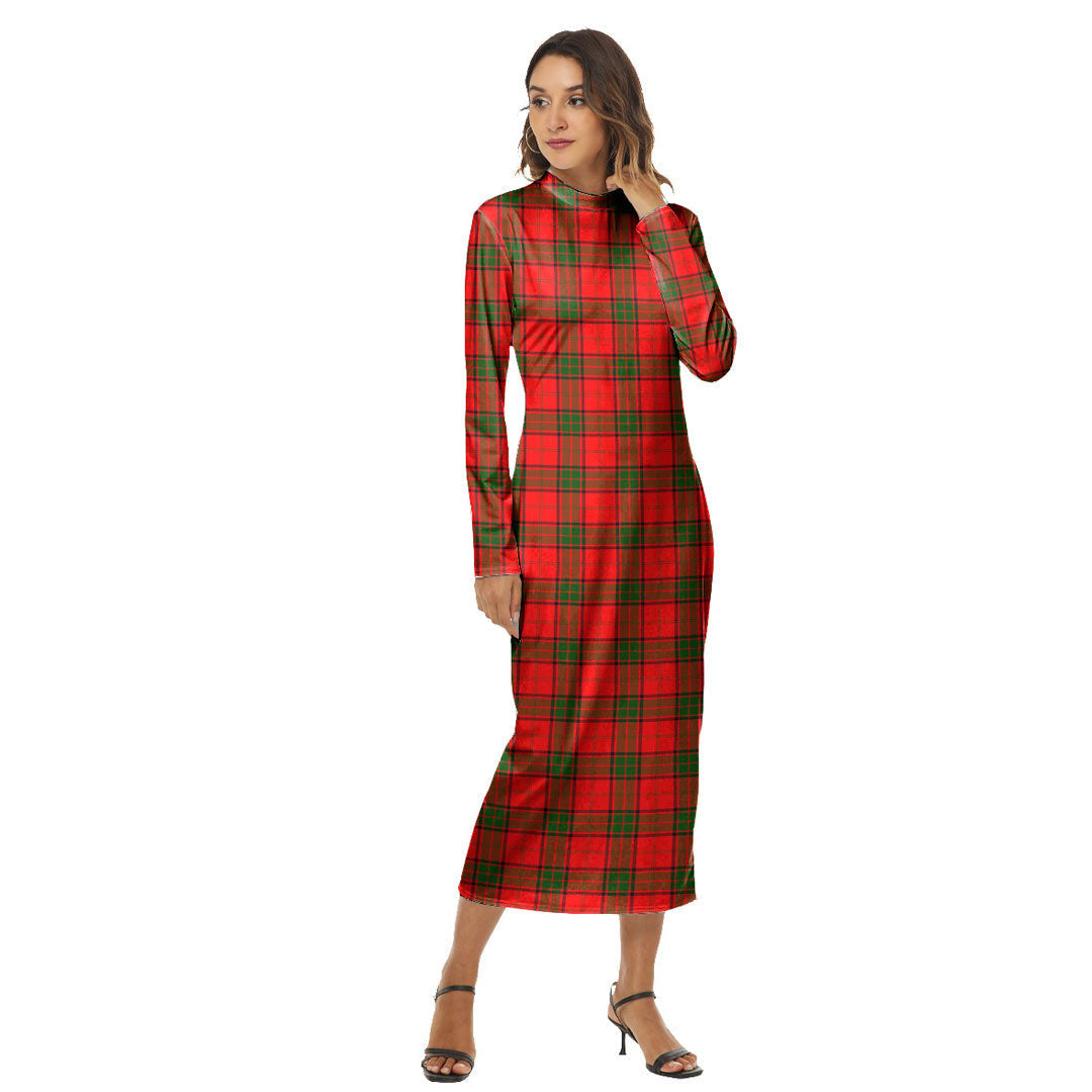Maxwell Modern Tartan Plaid Women's Hip Dress