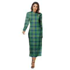 Kennedy Ancient Tartan Crest Women's Hip Dress