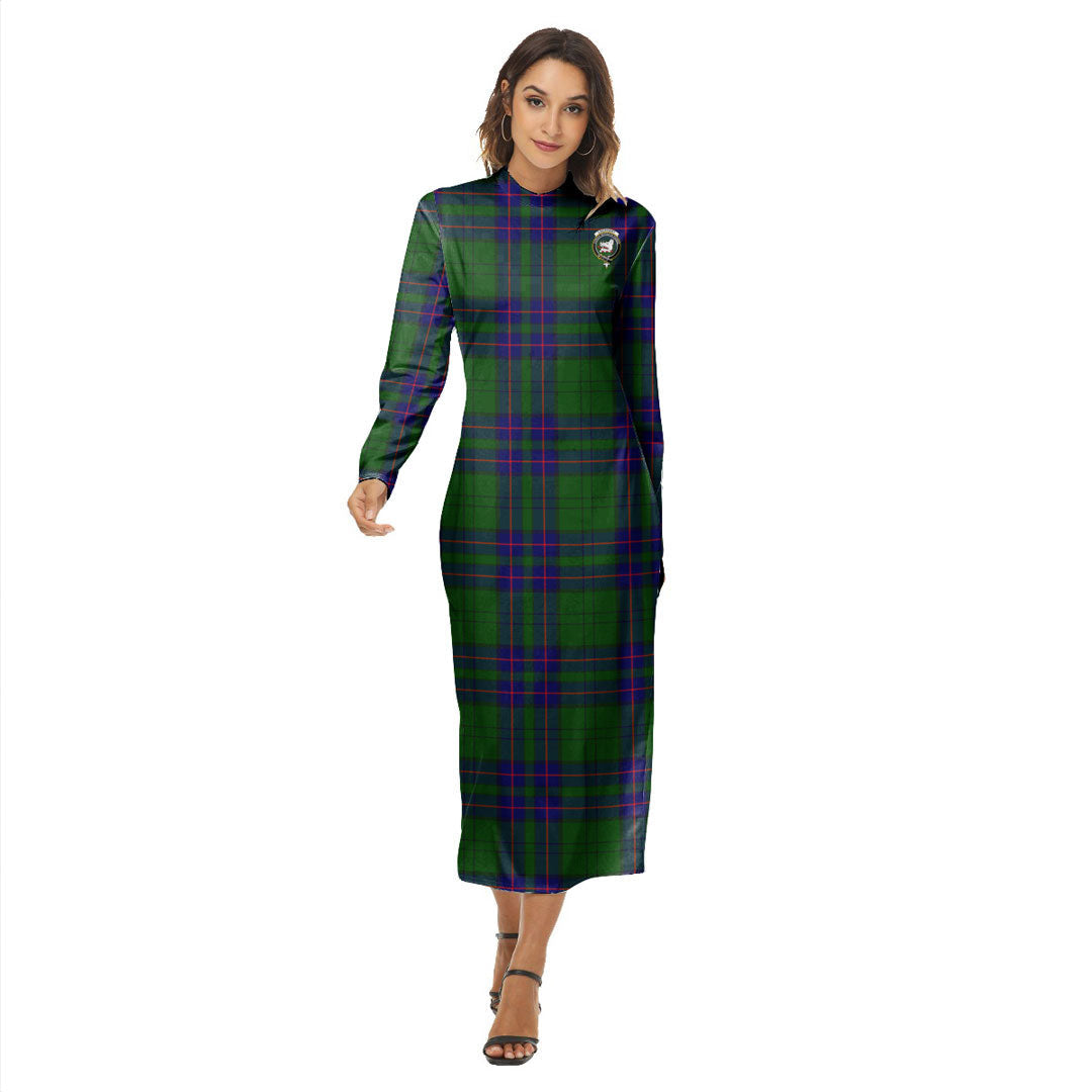 Lockhart Modern Tartan Crest Women's Hip Dress