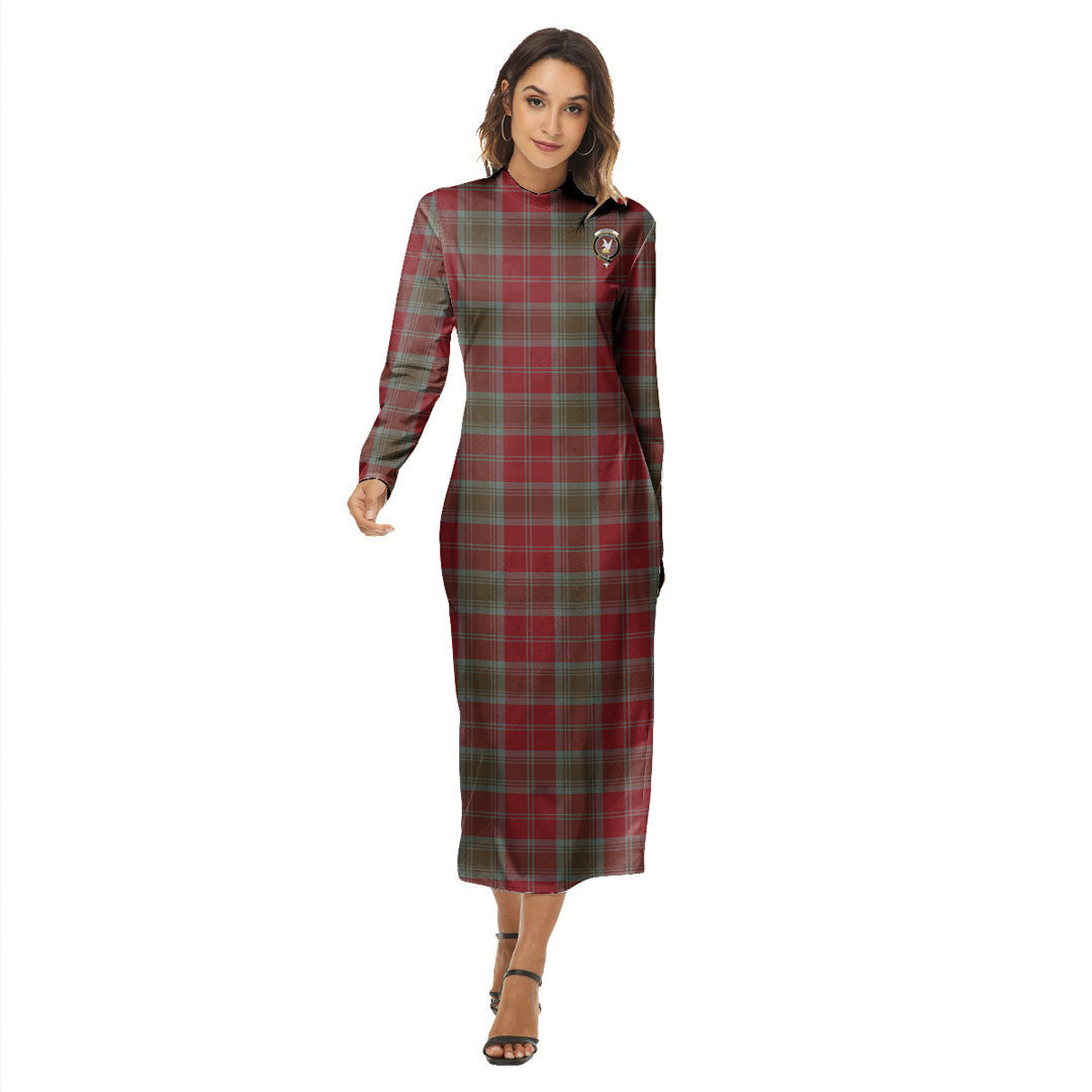 Lindsay Weathered Tartan Crest Women's Hip Dress