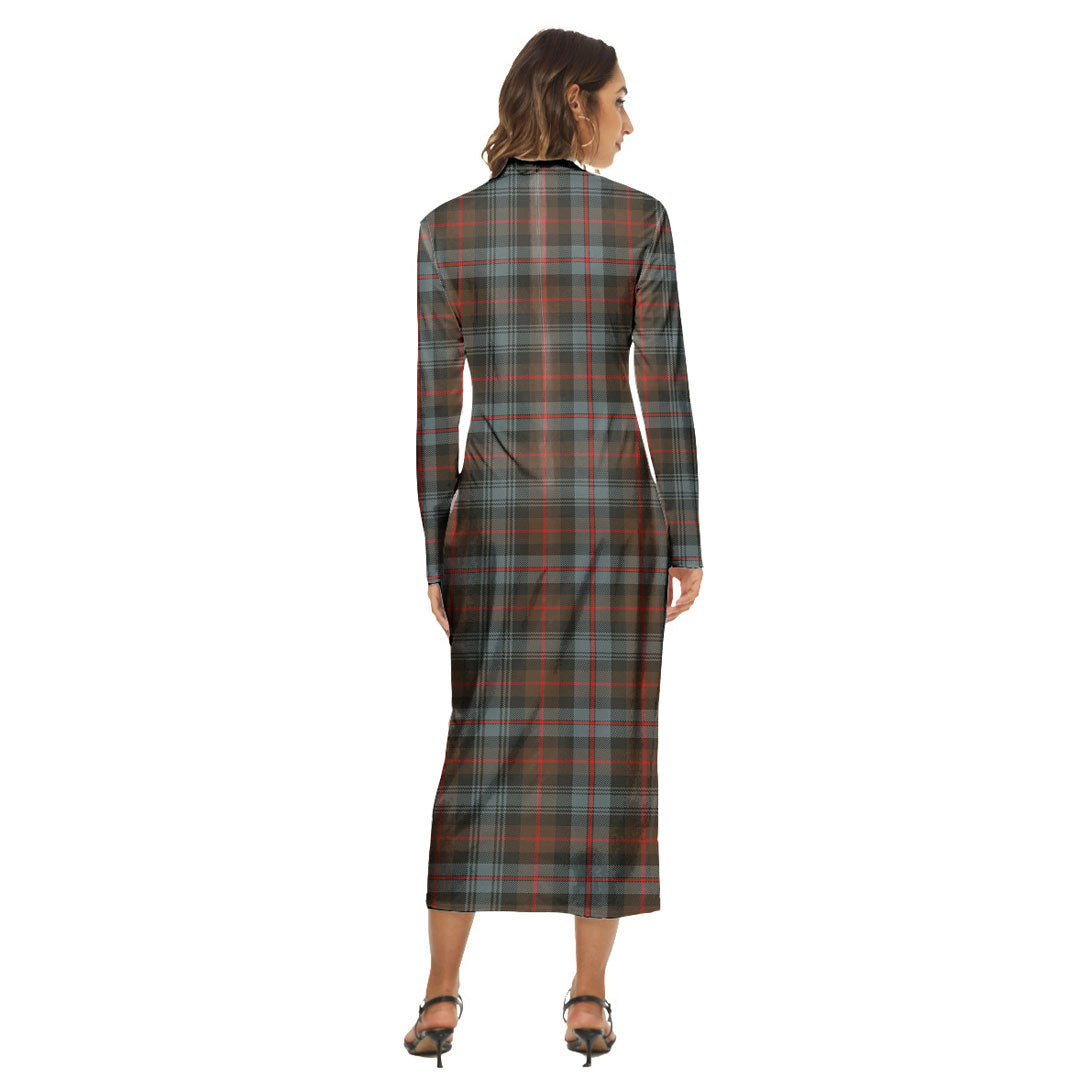 Murray of Atholl Weathered Tartan Plaid Women's Hip Dress