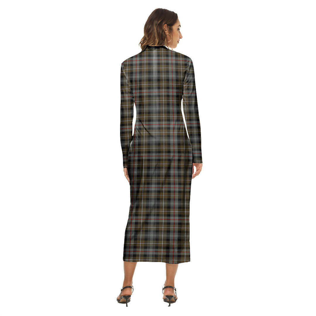 MacKenzie Weathered Tartan Crest Women's Hip Dress