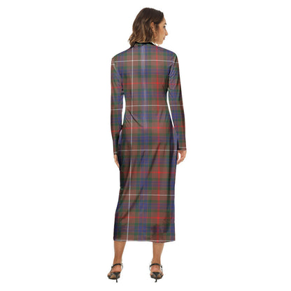 Fraser Hunting Modern Tartan Crest Women's Hip Dress