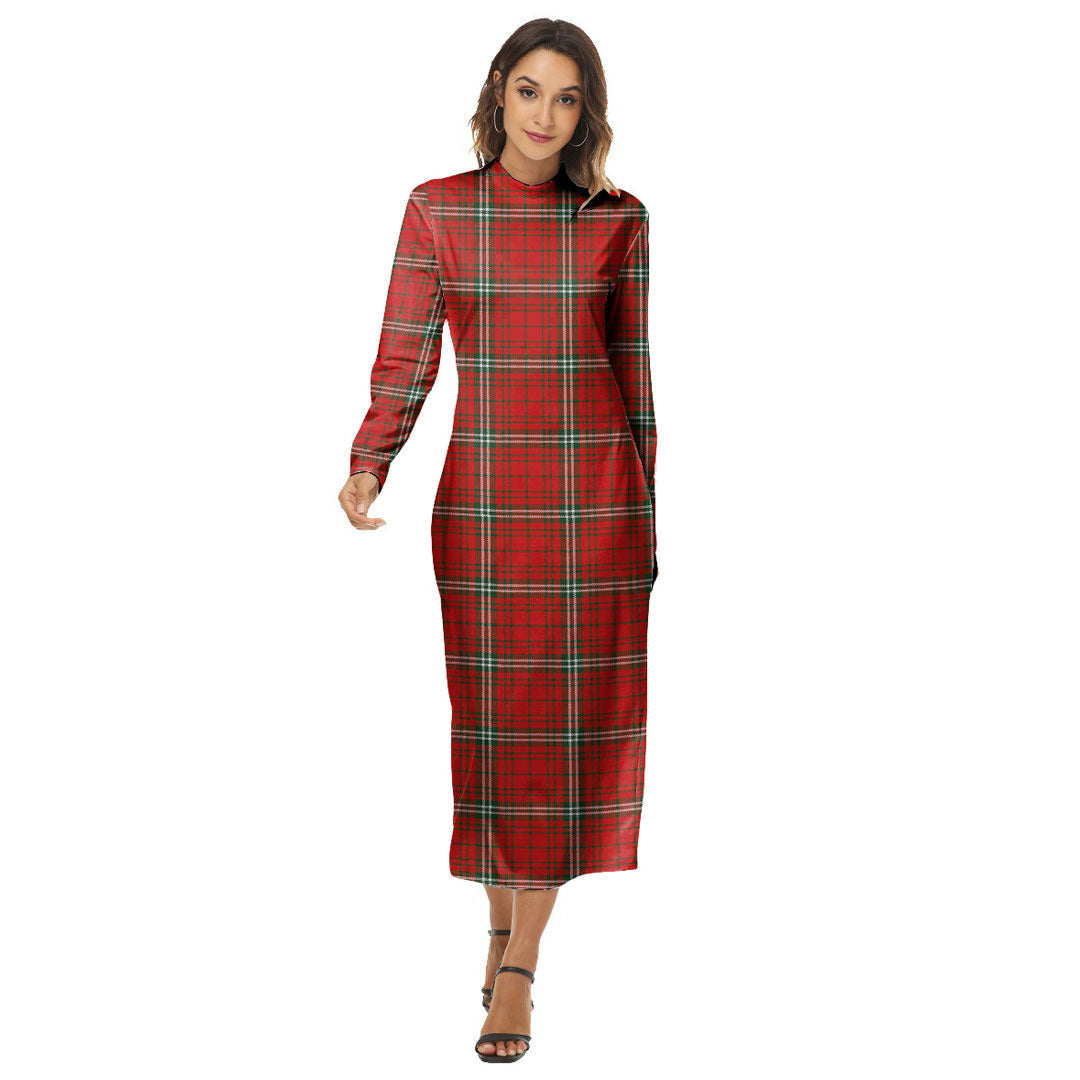 MacLay Modern Tartan Plaid Women's Hip Dress