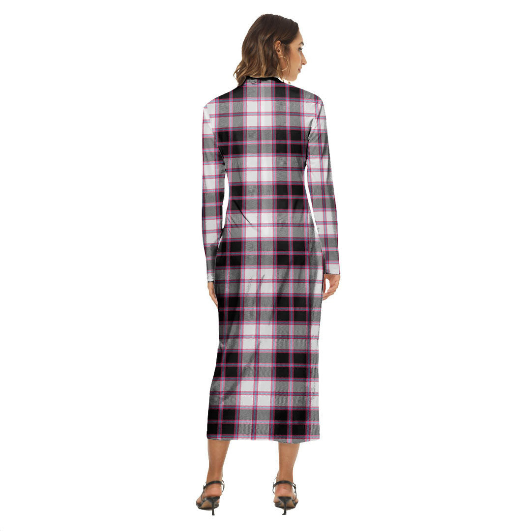 MacPherson Hunting Modern Tartan Crest Women's Hip Dress