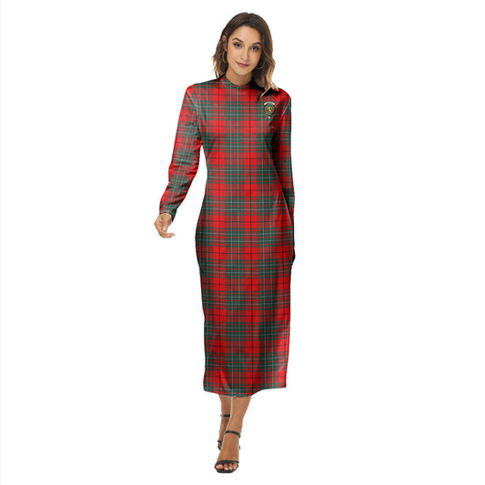 Cumming Modern Tartan Crest Women's Hip Dress