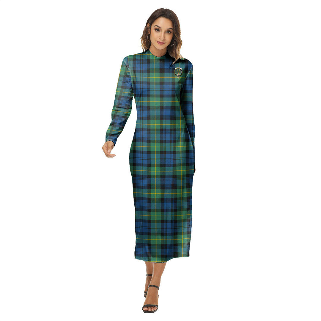 Gordon Ancient Tartan Crest Women's Hip Dress