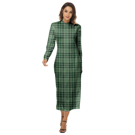 MacDonald Lord of the Isles Hunting Tartan Plaid Women's Hip Dress