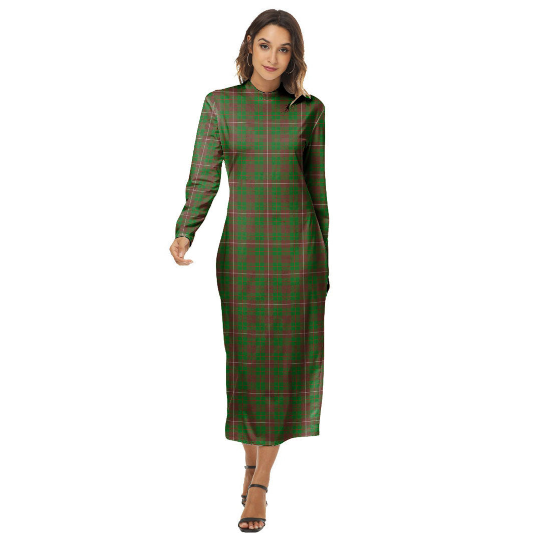 MacKinnon Hunting Modern Tartan Plaid Women's Hip Dress