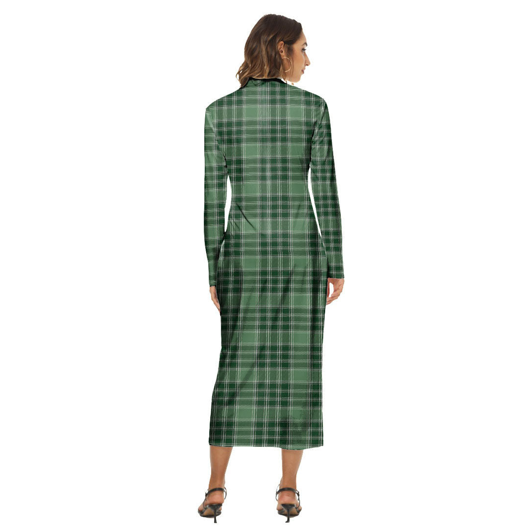 MacDonald Lord of the Isles Hunting Tartan Plaid Women's Hip Dress