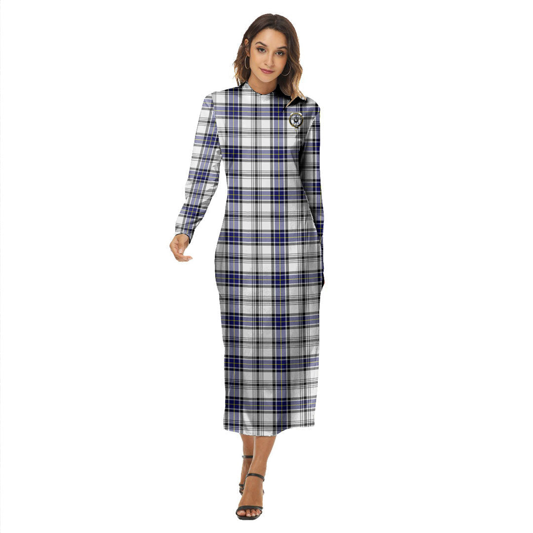 Hannay Modern Tartan Crest Women's Hip Dress