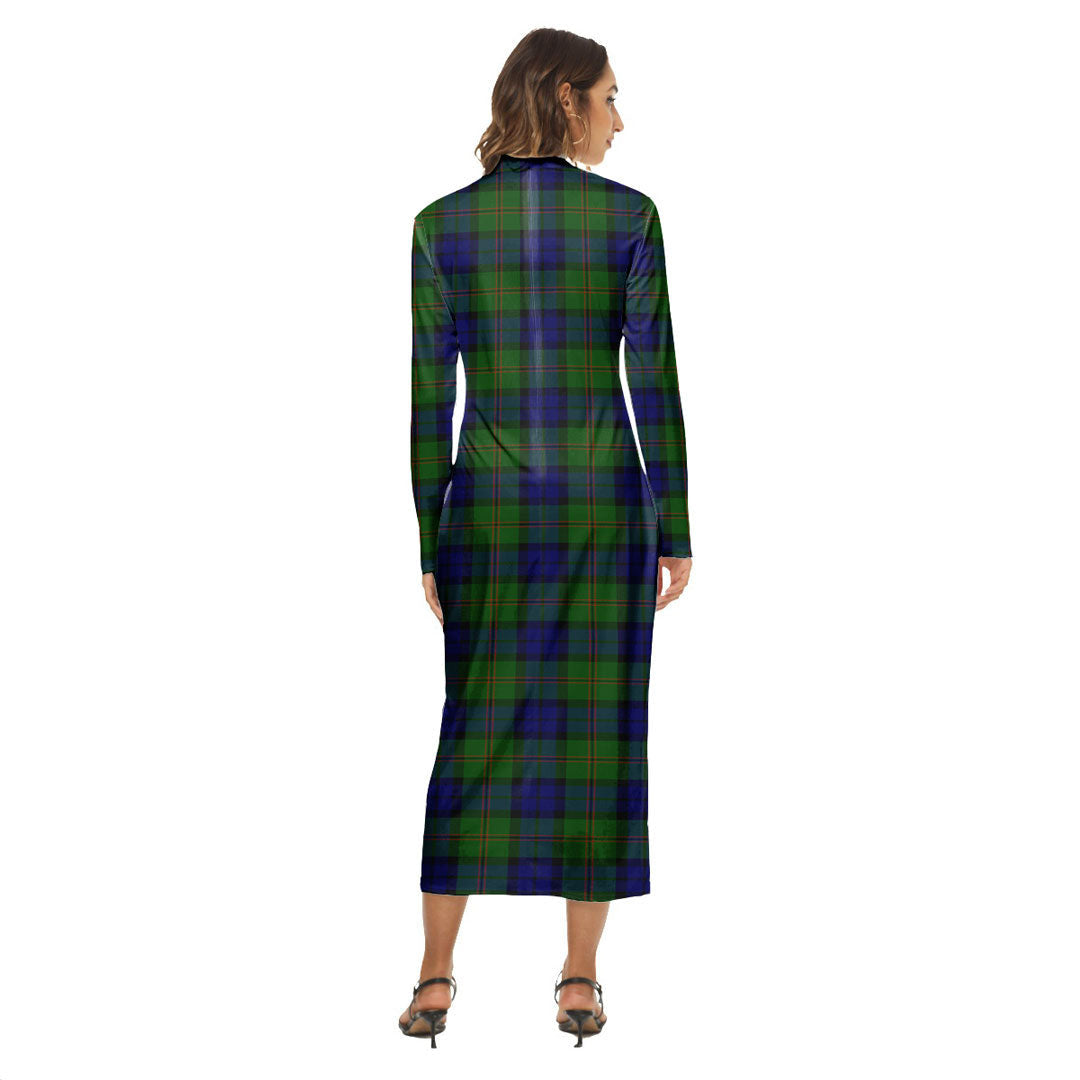 Dundas Modern Tartan Crest Women's Hip Dress