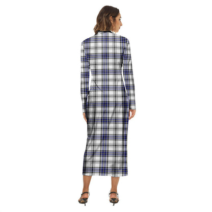 Hannay Modern Tartan Crest Women's Hip Dress