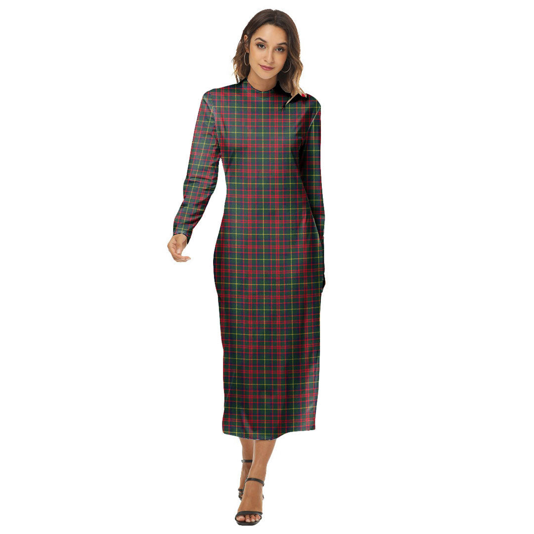 MacKintosh Hunting Modern Tartan Plaid Women's Hip Dress