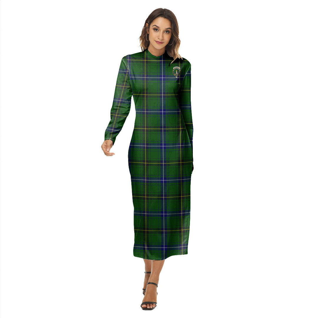 Henderson Modern Tartan Crest Women's Hip Dress