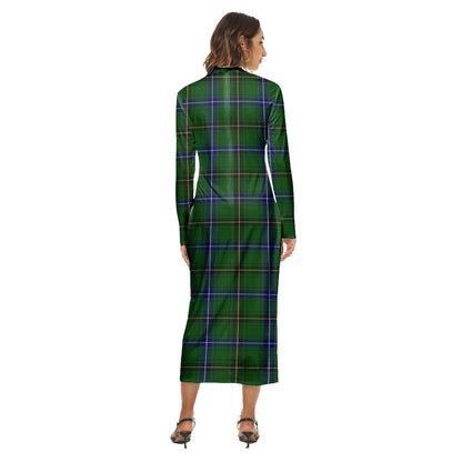 Henderson Modern Tartan Crest Women's Hip Dress