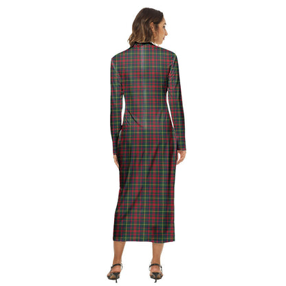 MacKintosh Hunting Modern Tartan Plaid Women's Hip Dress