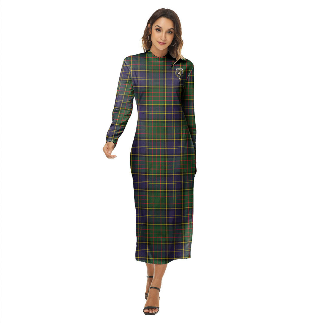 MacMillan Hunting Modern Tartan Crest Women's Hip Dress