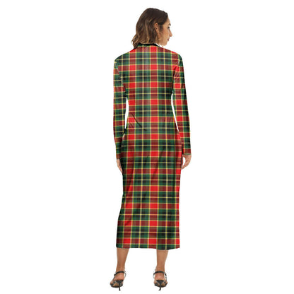 MacLachlan Hunting Modern Tartan Plaid Women's Hip Dress