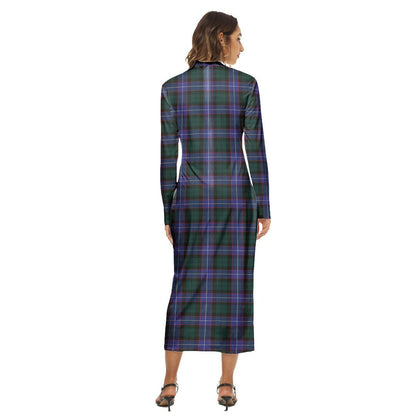 Guthrie Modern Tartan Plaid Women's Hip Dress