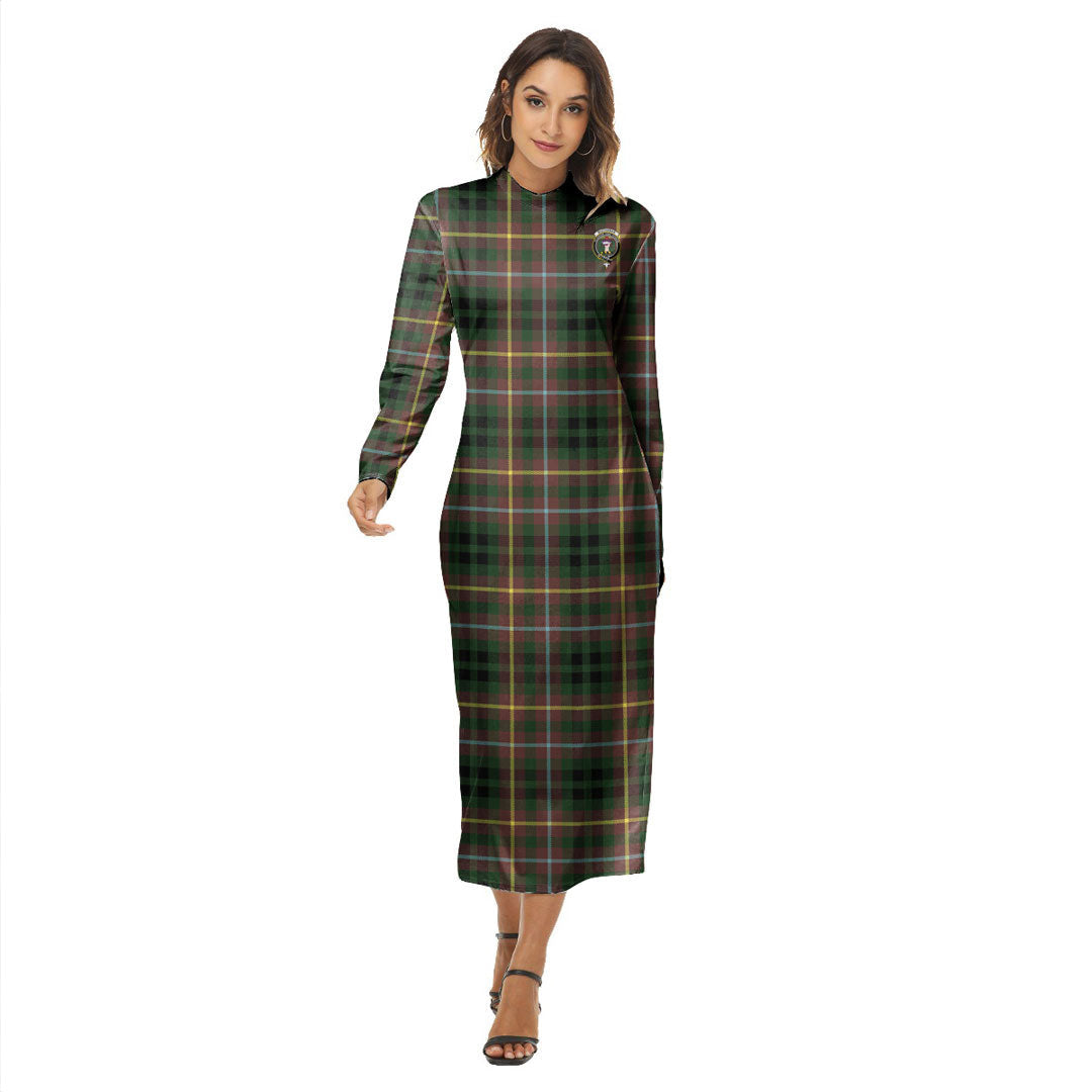 Buchanan Hunting Tartan Crest Women's Hip Dress