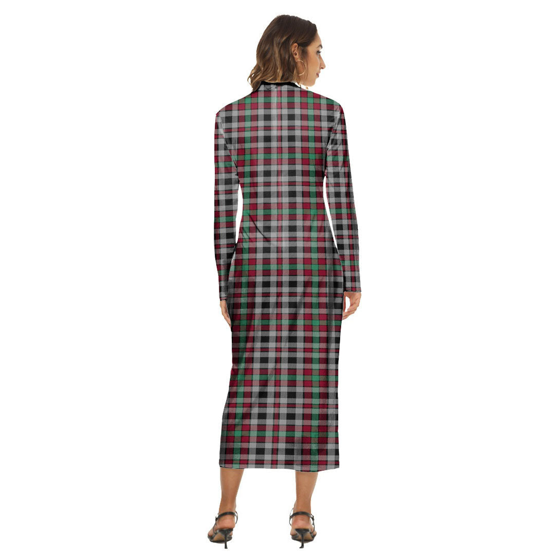 Borthwick Ancient Tartan Plaid Women's Hip Dress